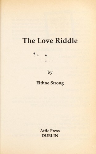 The love riddle cover