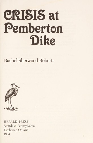 Crisis at Pemberton Dike cover