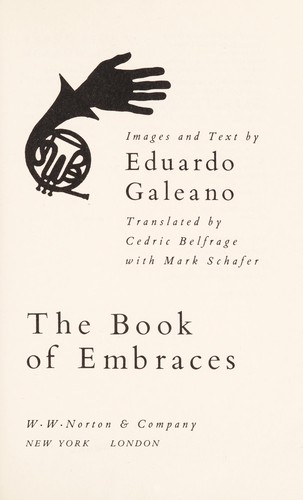 The Book of Embraces cover