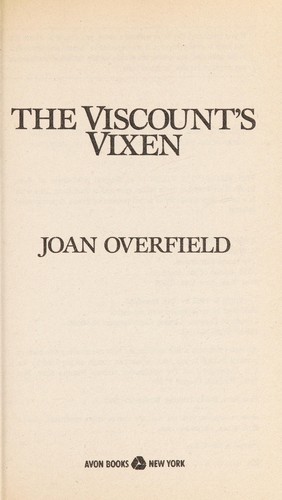 The Viscount's Vixen cover