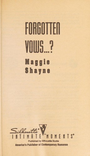 Forgotten Vows...? cover