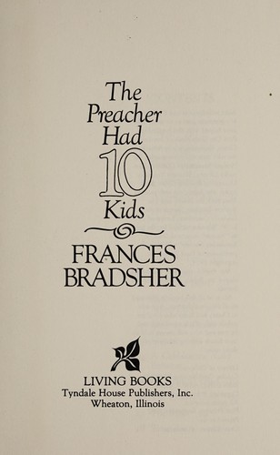 The preacher had 10 kids cover
