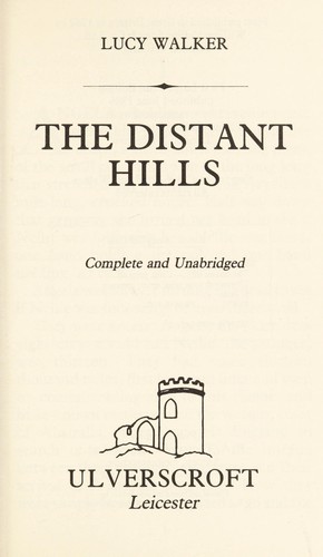 The Distant Hills cover