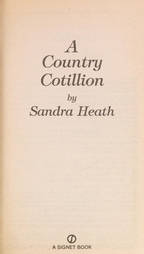 A Country Cotillion cover
