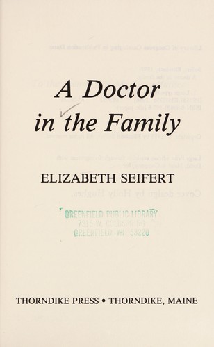 A doctor in the family cover