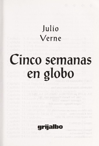 Cinq semaines en ballon cover