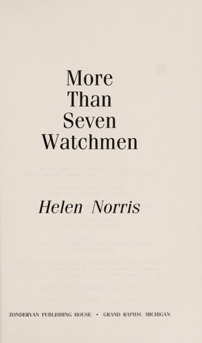 More than seven watchmen cover