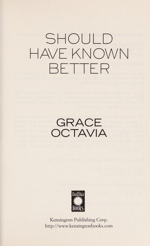 Should have known better cover