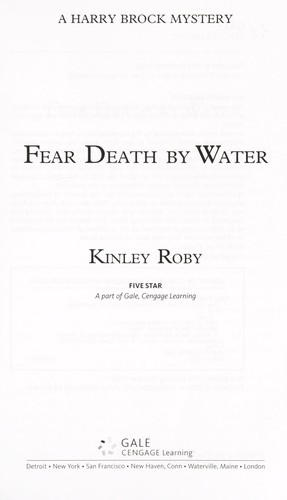 Fear death by water cover