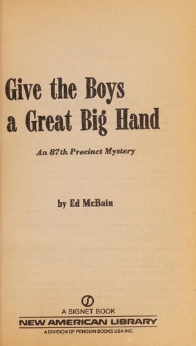 Give the Boys a Great Big Hand cover