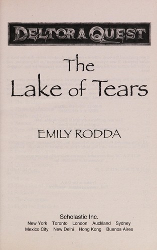 The Lake of Tears (Deltora Quest #2) cover