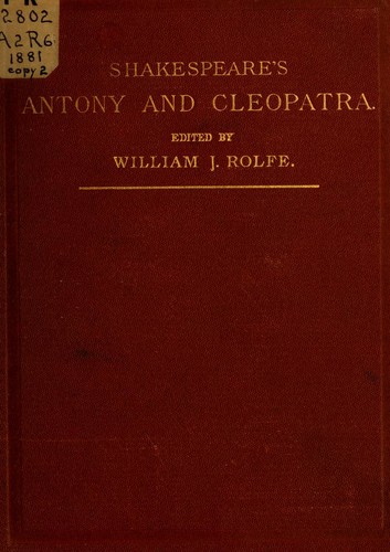 Antony and Cleopatra cover