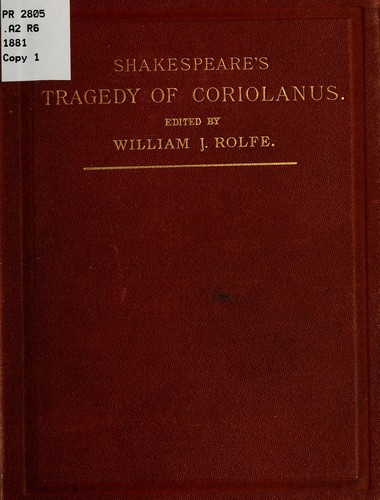 Coriolanus cover