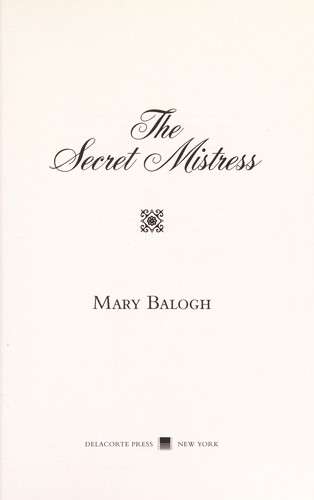 The Secret Mistress cover