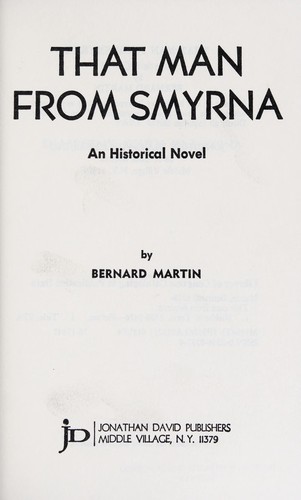 That man from Smyrna cover