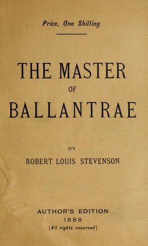 The Master of Ballantrae cover