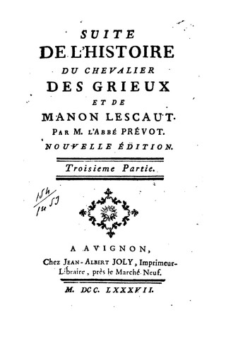 Manon Lescaut (Classics) cover