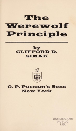 The werewolf principle cover