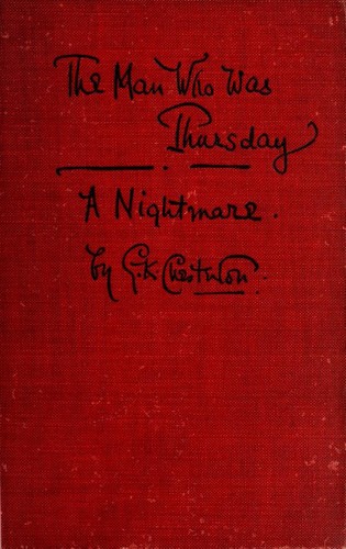 The Man Who Was Thursday cover