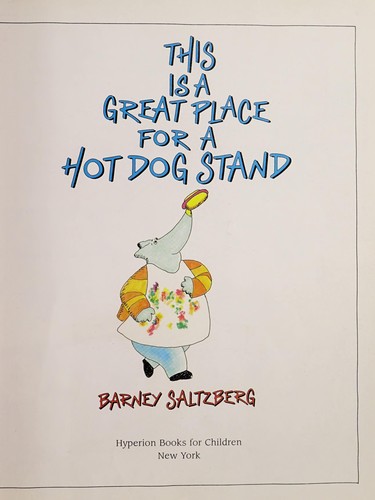 This is a great place for a hot dog stand cover