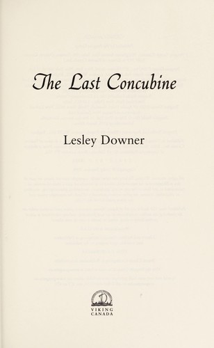 The last concubine cover