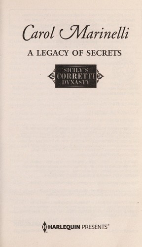 A Legacy of Secrets cover