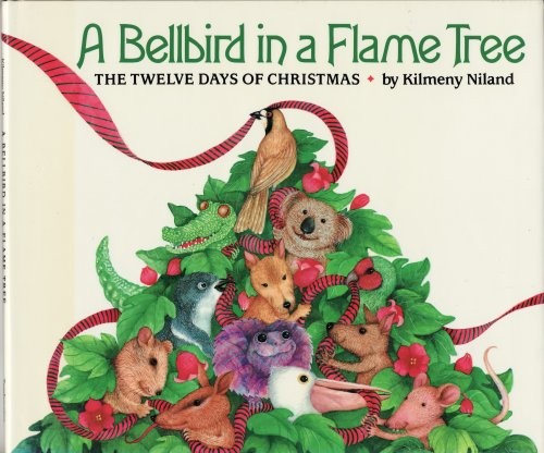 A bellbird in a flame tree cover