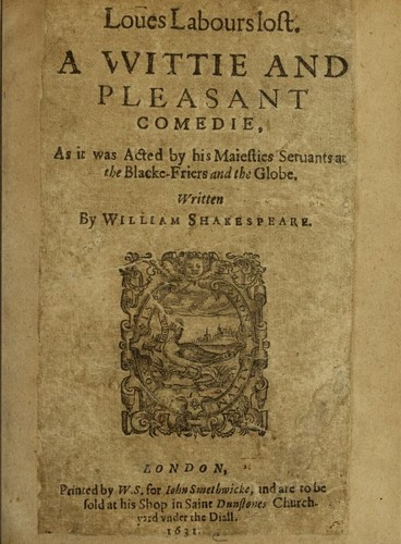 Love's Labour's Lost cover