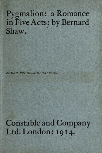 Pygmalion cover