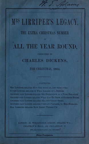 Mrs. Lirriper's Legacy cover