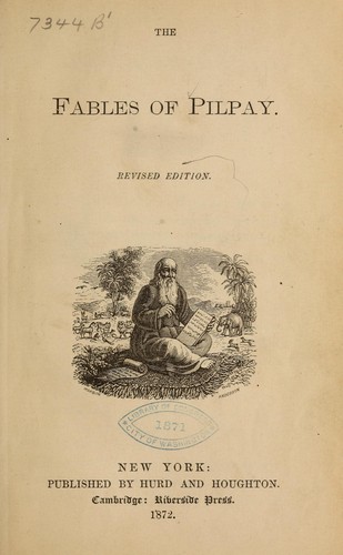 Kitāb Kalīlah wa-Dimnah cover