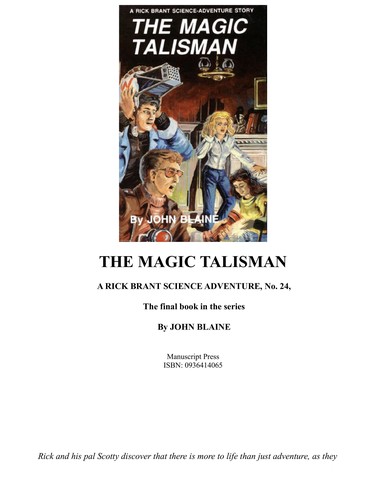 The magic talisman cover