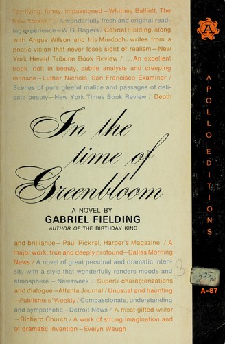 In the time of Greenbloom cover